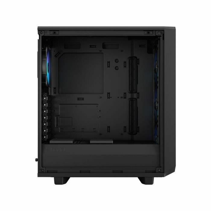Fractal Design FRA7340172703839 Meshify 2 Compact Lite Torre ATX Negra con RGB y Cristal Templado Tintado para PC de Diseño 3