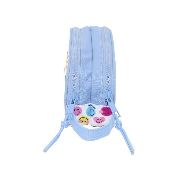 Portatodo Doble Smiley Joyful Multicolor Azul claro 21 x 8 x 6 cm 2 Portatodo Doble Smiley Joyful Multicolor Azul claro 21 x 8 x 6 cm 2