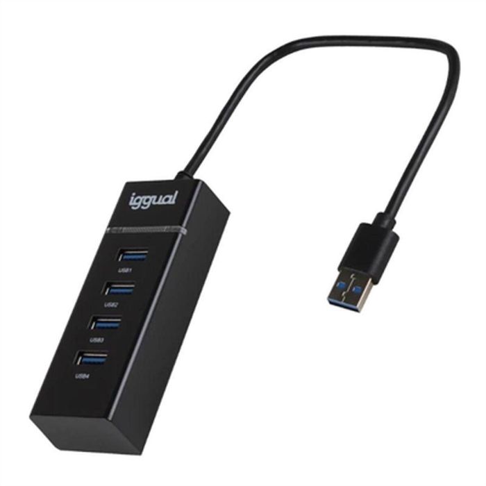 Hub USB iggual IGG319246 0 Hub USB iggual IGG319246 0