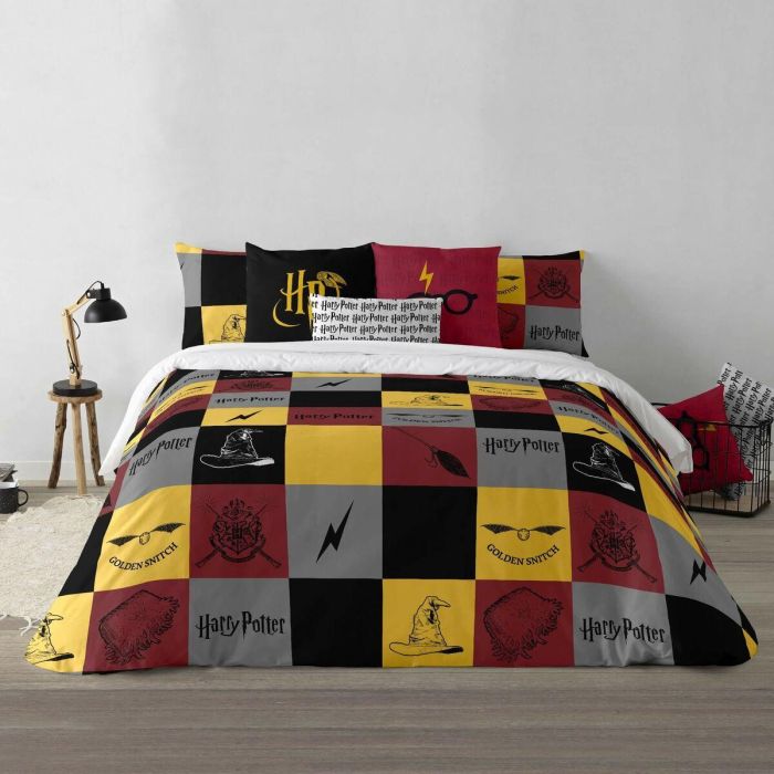 Funda Nórdica Harry Potter Hogwarts Multicolor 175 Hilos 220 x 220 cm Cama de 135/140 4