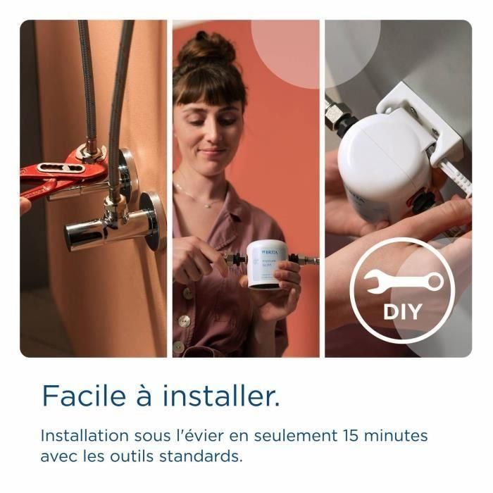 Sistema de filtración de agua - BRITA - Mypure SLIM V-MF - 2 presiones - Max 6,9 bar - 8000 L de agua filtrada / 12 meses 1 Sistema de filtración de agua - BRITA - Mypure SLIM V-MF - 2 presiones - Max 6,9 bar - 8000 L de agua filtrada / 12 meses 1