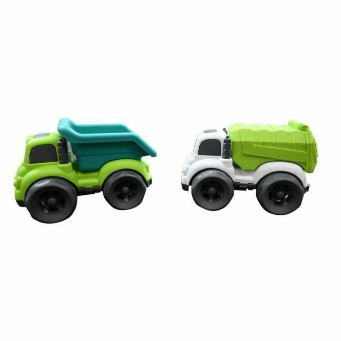 Lexibook LEXBIOC02 - Set de 2 camiones de juguete ecológicos de fibras de trigo, biodegradables y reciclables 2 Lexibook LEXBIOC02 - Set de 2 camiones de juguete ecológicos de fibras de trigo, biodegradables y reciclables 2