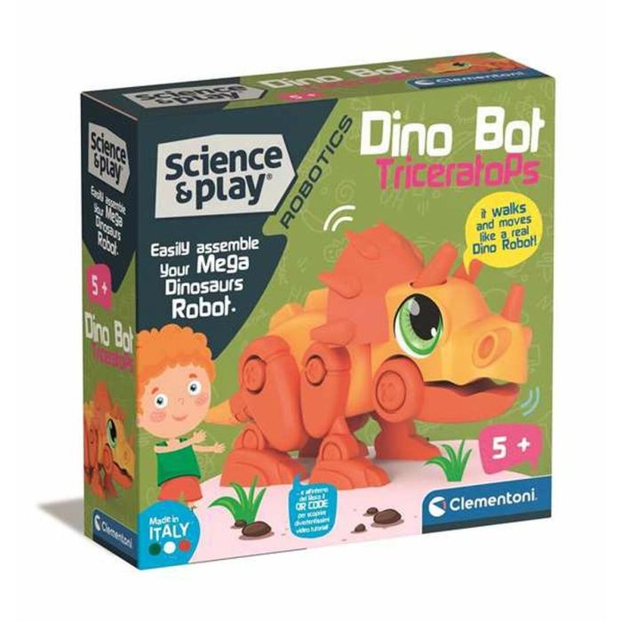 Juego construcción dino bot triceratops.fácil de montar gracias a las herramientas incluidas 20x20x6 cm Juego construcción dino bot triceratops.fácil de montar gracias a las herramientas incluidas 20x20x6 cm