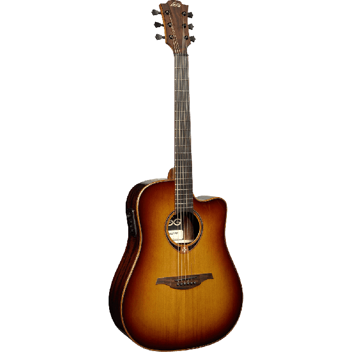 LAG Guitarra Acústica Dreadnought Cutaway Tramontane 118 A/E - Brown Shadow | Electroacústica 1