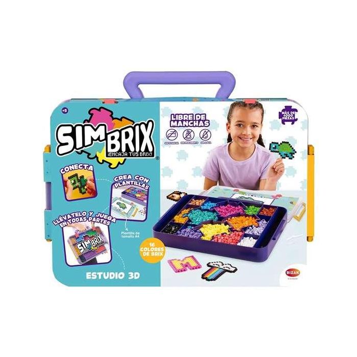 Simbrix estudio 3D con tres tematicas diferentes animales acuáticos, jardín mágico y brillo galáctico. incluye 1200 bricks. 1 Simbrix estudio 3D con tres tematicas diferentes animales acuáticos, jardín mágico y brillo galáctico. incluye 1200 bricks. 1