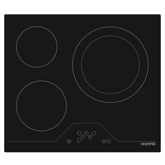 Placa Vitrocerámica Oceanic OCEATV3Z60B 5700 W 1 Placa Vitrocerámica Oceanic OCEATV3Z60B 5700 W 1