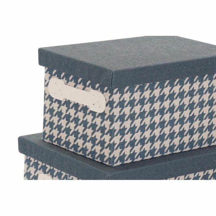 Caja Basicos DKD Home Decor Gris Amarillo 30 x 20 x 40 cm Set de 3 (3 Unidades) 2