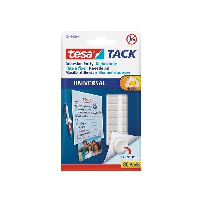 Masilla Adhesiva Tesa Tack 80 Unidades (Set de 16)