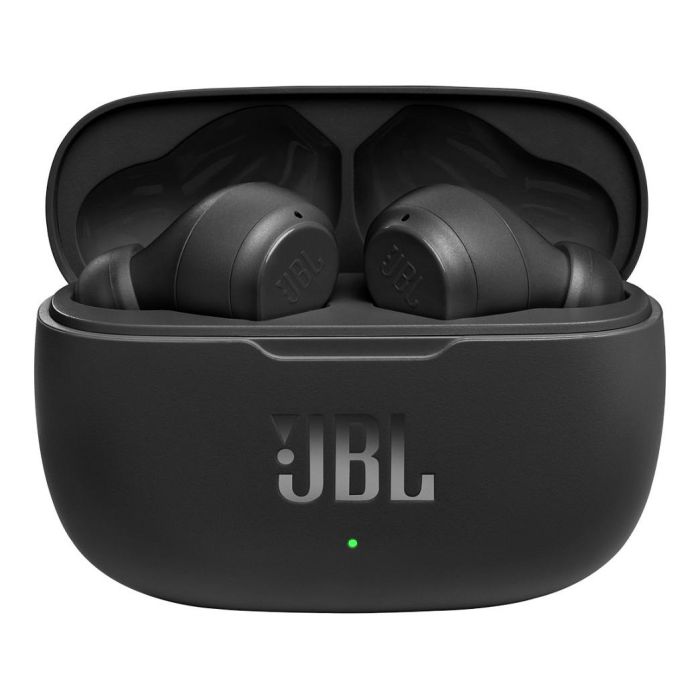 JBL Auriculares Bluetooth Wave 200TWS True Wireless con estuche de carga, Sonido Deep Bass, Autonomía 20h, Negros - JBLW200TWSBLK JBL Auriculares Bluetooth Wave 200TWS True Wireless con estuche de carga, Sonido Deep Bass, Autonomía 20h, Negros - JBLW200TWSBLK