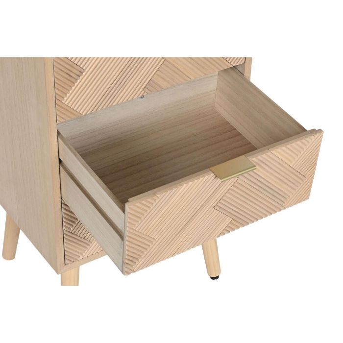 Cajonera Scandi DKD Home Decor Natural 34 x 101 x 42 cm 4