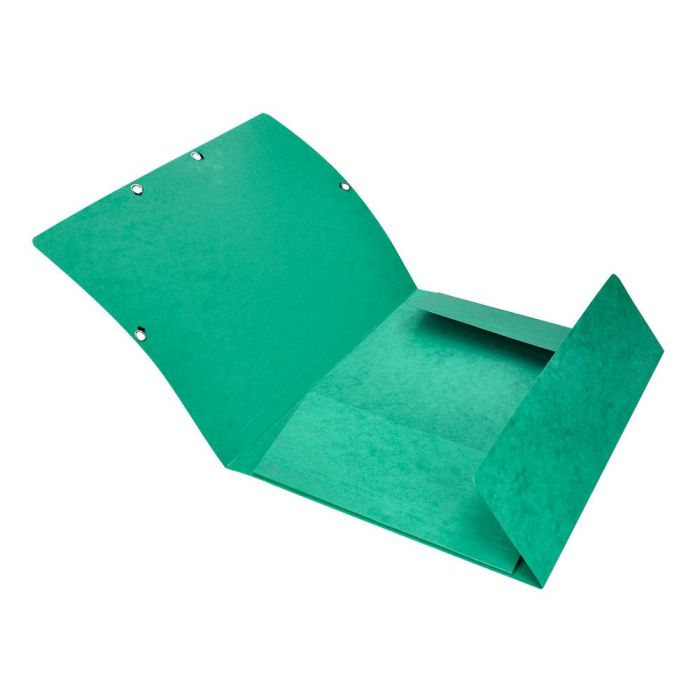 Carpeta Q-Connect Gomas Kf02168 Carton Simil-Prespan Solapas 320x243 mm Verde 9