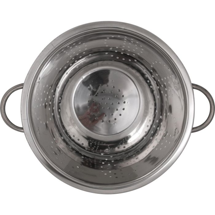 Quttin Colador de Acero Inoxidable con 2 Asas, Diámetro de 28.5 cm, Ideal para Escurrir Alimentos y Pasta en Cocina (12 Unidades) 3