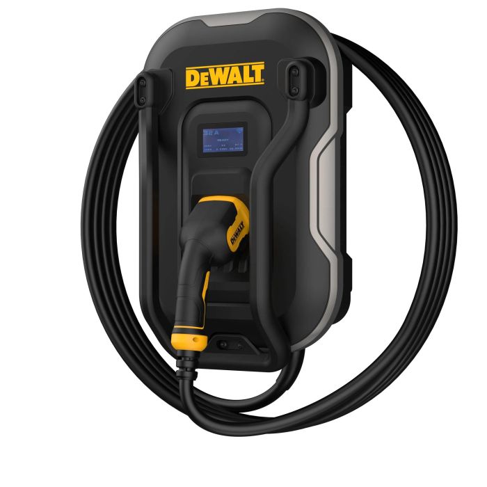 Estación de carga para vehículos eléctricos de pared - DEWALT - 7,4 kW - Tipo 2 - 5 m - 32 A - 380 V CA 1