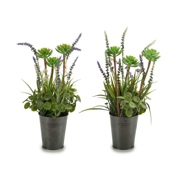 Maceta de Metal Lavanda Ibergarden - 13x40x13 cm, Varios Colores (12 Unidades) Maceta de Metal Lavanda Ibergarden - 13x40x13 cm, Varios Colores (12 Unidades)