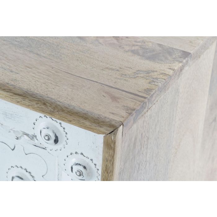 DKD Home Decor Buffet Blanco Natural Mango 165 x 45 x 100 cm 3 Puertas 5 DKD Home Decor Buffet Blanco Natural Mango 165 x 45 x 100 cm 3 Puertas 5
