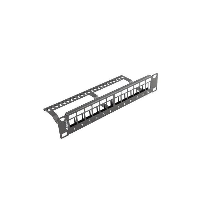 Lanberg PPKS-9112-B Panel de Supresión para Bastidor de 10 pulgadas (25,4 cm) - Accesorio de Rack de Metal Color Negro 3 Lanberg PPKS-9112-B Panel de Supresión para Bastidor de 10 pulgadas (25,4 cm) - Accesorio de Rack de Metal Color Negro 3