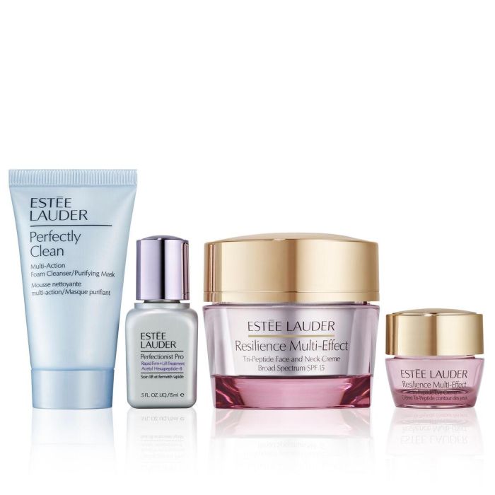 Set de Cosmética Mujer Estee Lauder RESILIENCE 4 Piezas 2 Set de Cosmética Mujer Estee Lauder RESILIENCE 4 Piezas 2