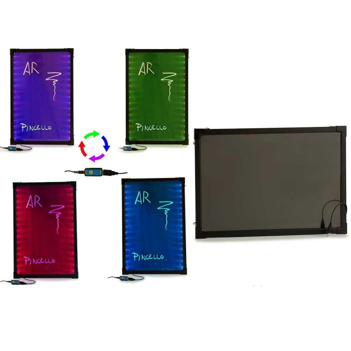 Pizarra Luminosa Led Negra Colgar 40X60 Pincello (10 Unidades) Pizarra Luminosa Led Negra Colgar 40X60 Pincello (10 Unidades)