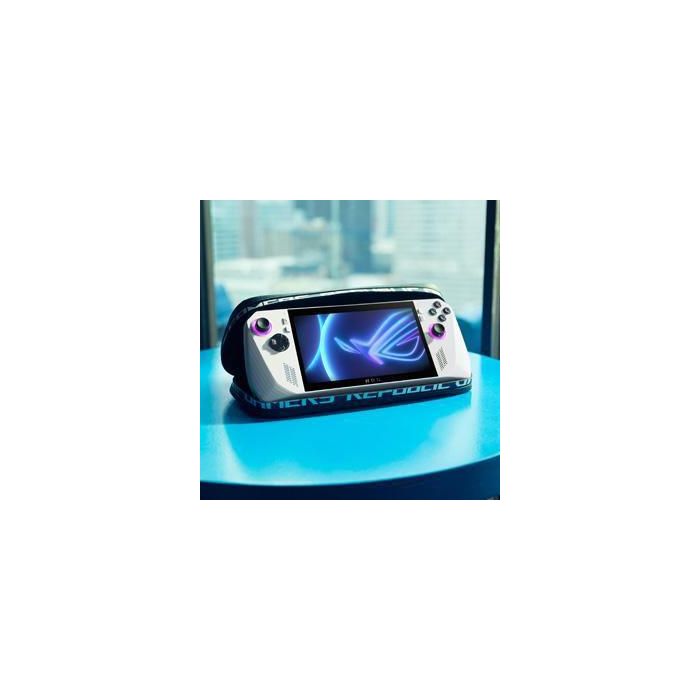 ASUS Funda Oficial ROG ALLY Travel Case Negro para ROG Ally, Protección Impermeable y Soporte, Material PU y Poliéster, Cremallera YKK 6