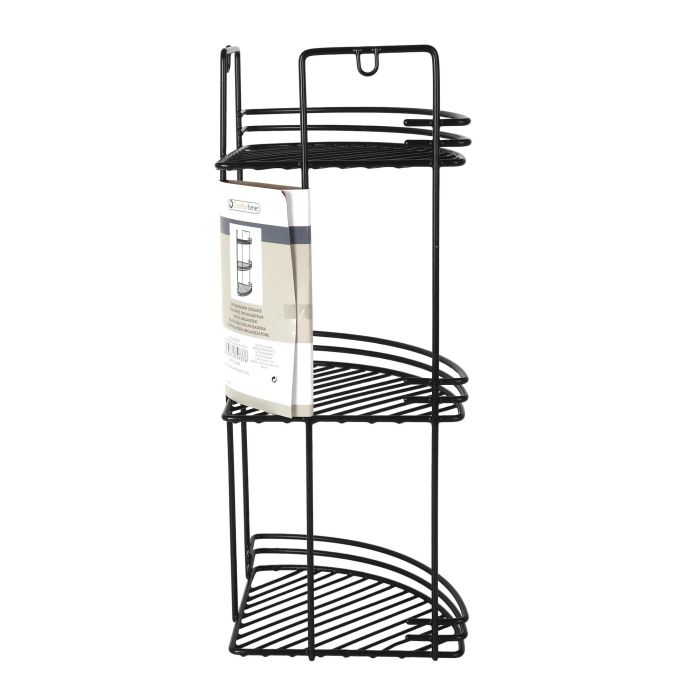 Confortime Estantería Rinconera Cocina 49 x 19.5 x 27 cm Black (6 Unidades) 2 Confortime Estantería Rinconera Cocina 49 x 19.5 x 27 cm Black (6 Unidades) 2