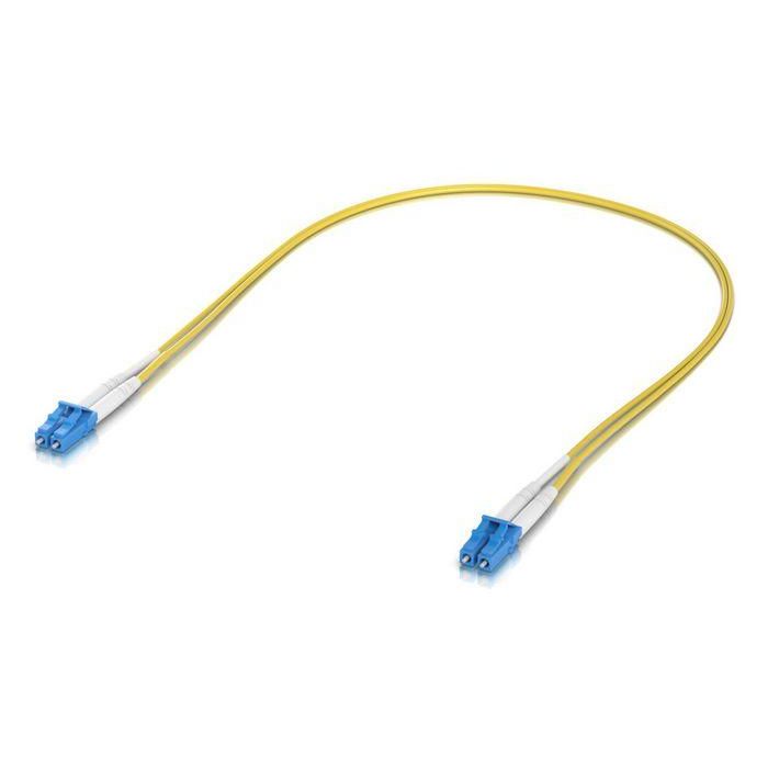 Ubiquiti Cable de Fibra Óptica OS2 Duplex LC UPC Amarillo 0.5 m, 50-pack para Conexiones de hasta 100G