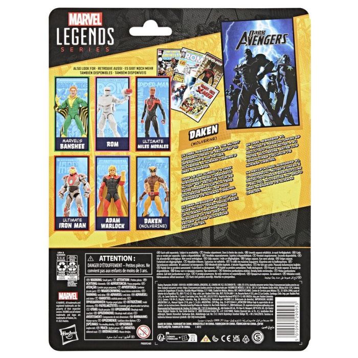 Figura Daken Wolverine Dark Avengers Marvel Legends 15cm 8