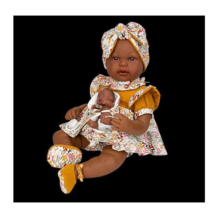 Muñeca elegance 45 cm mies mulato y aran mostaza 7 Muñeca elegance 45 cm mies mulato y aran mostaza 7