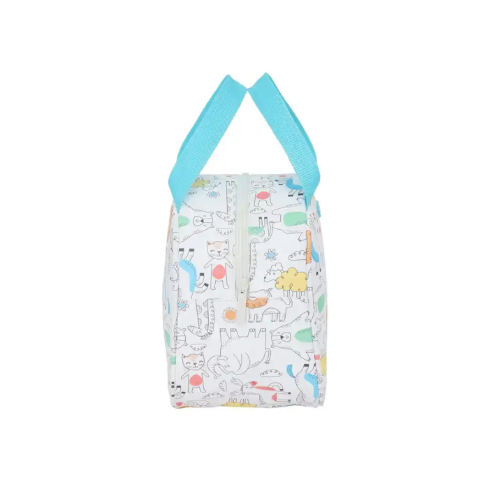 Portameriendas Térmico Safta Zoo Beige 19 x 22 x 14 cm 2