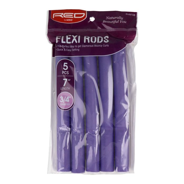 Red Kiss Flexi Rods 7" 3.4 5 Pcs Purple