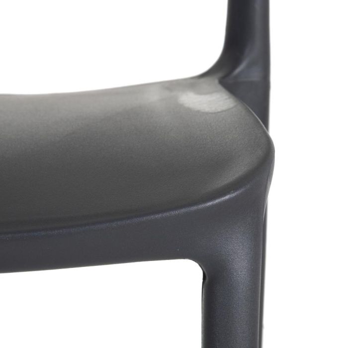 Silla Apilable Gris Polipropileno 43 X 43 X 83,20 cm