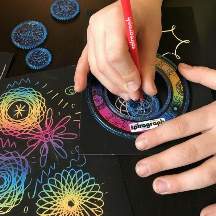 Set de Dibujo Spirograph Silverlit Negro 1 Set de Dibujo Spirograph Silverlit Negro 1