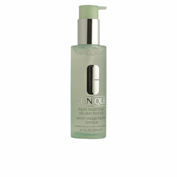Clinique Liquid Facial Soap - Limpiador facial líquido para piel grasa, 200 ml Clinique Liquid Facial Soap - Limpiador facial líquido para piel grasa, 200 ml