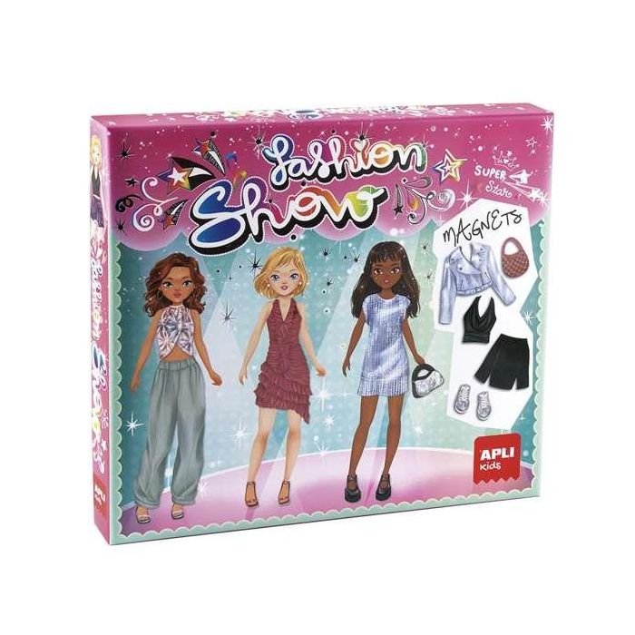Juego magnetico fashion show 42 pzas. crea tus propios looks como una diseñadora 30x3,5x28 cm 0 Juego magnetico fashion show 42 pzas. crea tus propios looks como una diseñadora 30x3,5x28 cm 0