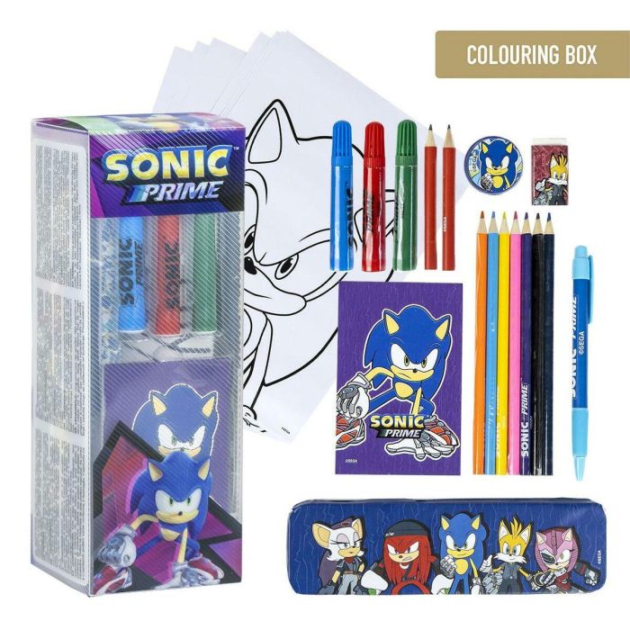 Set papelería coloreable sonic prime 11.0 x 24.0 x 9.5 cm 3 Set papelería coloreable sonic prime 11.0 x 24.0 x 9.5 cm 3