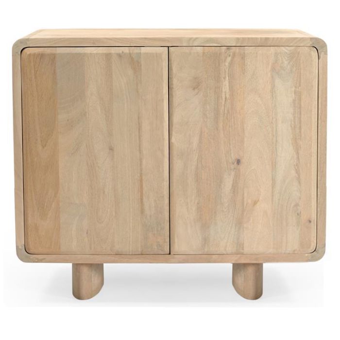DKD Home Decor Aparador Urban de Madera de Roble Marrón, 80 cm Ancho x 40 cm Fondo x 90 cm Alto