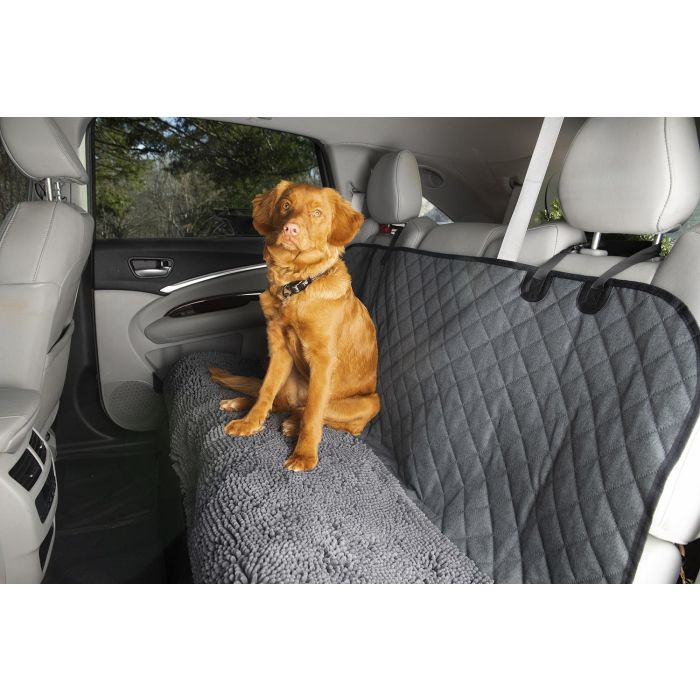 Dog Gone Smart Protector de Asientos de Coche Dirty Dog para Perros Color Gris 137x55 cm - Funda de Microfibra Resistente a Suciedad y Pelos 3 Dog Gone Smart Protector de Asientos de Coche Dirty Dog para Perros Color Gris 137x55 cm - Funda de Microfibra Resistente a Suciedad y Pelos 3