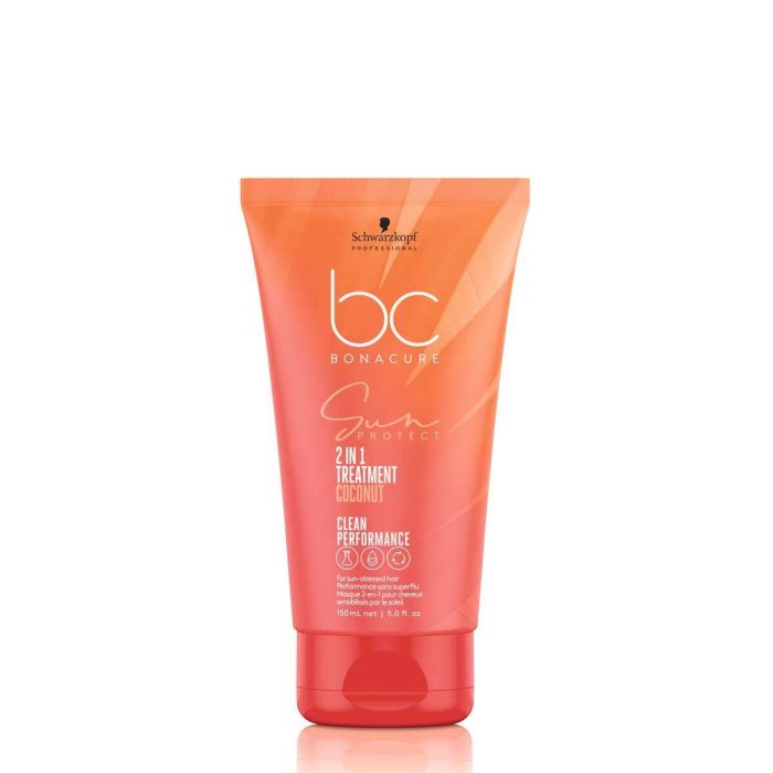 Schwarzkopf Bonacure Sun Protect 2 En 1 Tratamiento Coconut 150 ml - Equilibra la hidratación del cabello 1 Schwarzkopf Bonacure Sun Protect 2 En 1 Tratamiento Coconut 150 ml - Equilibra la hidratación del cabello 1