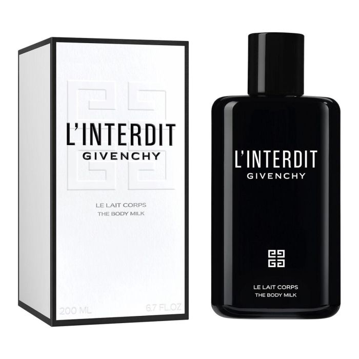 Givenchy L'INTERDIT The Body Milk, Leche Corporal Hidratante con Fragancia L'Interdit para Mujer, Piel Suave y Perfumada 200 ml Givenchy L'INTERDIT The Body Milk, Leche Corporal Hidratante con Fragancia L'Interdit para Mujer, Piel Suave y Perfumada 200 ml