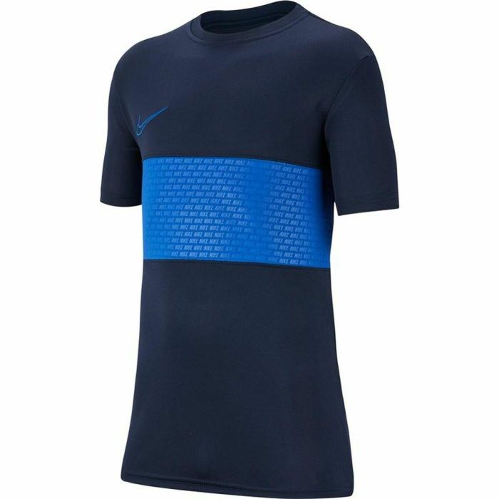 Camiseta de Manga Corta Infantil Nike Dri-FIT Academy Azul 7-8 Años 0 Camiseta de Manga Corta Infantil Nike Dri-FIT Academy Azul 7-8 Años 0