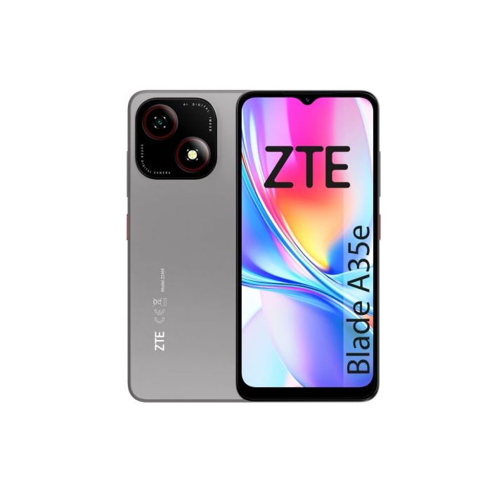 Smartphone ZTE Blade A35E 2GB/ 32GB/ 6.52"/ Gris Oscuro Smartphone ZTE Blade A35E 2GB/ 32GB/ 6.52"/ Gris Oscuro