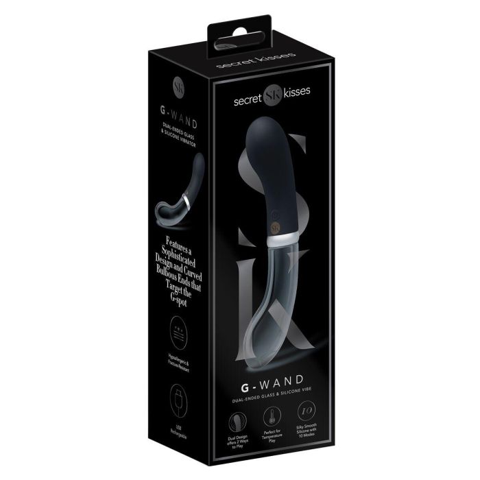 Vibrador Punto G Secret Kisses Negro 1 Vibrador Punto G Secret Kisses Negro 1