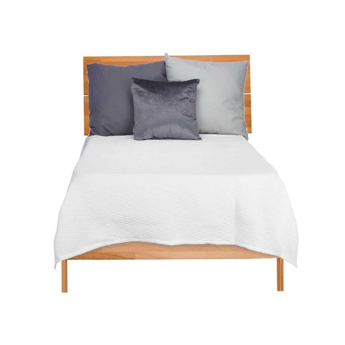 Colcha Cama Rombos Blanco 180X260Cm Giftdecor (4 Unidades) 1 Colcha Cama Rombos Blanco 180X260Cm Giftdecor (4 Unidades) 1