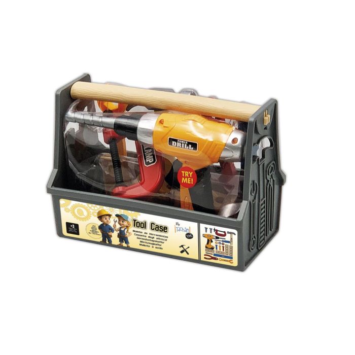Tachan Caja De Herramientas Con Asa Y 22 Pzs 2074 Edad Recomendada: +3 Años 1