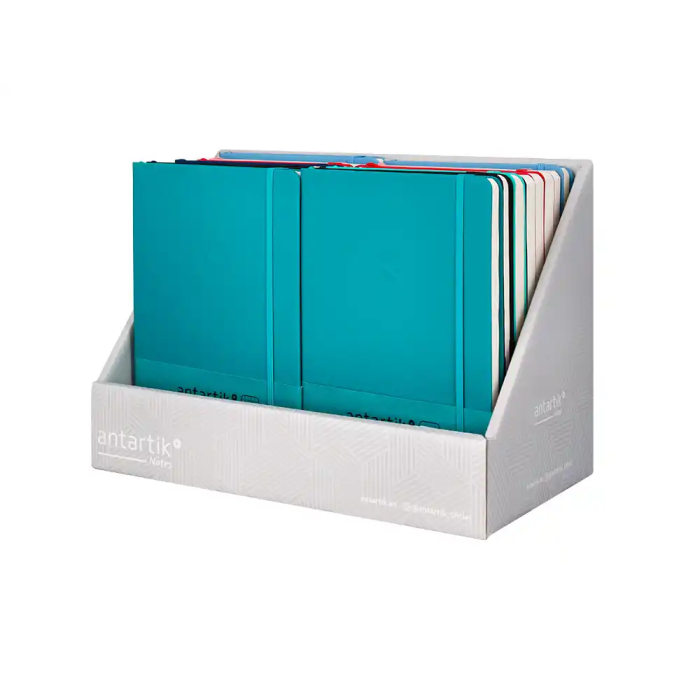 Antartik Antartik Note Cuaderno/Libreta Din A5 Tapa Blanda 80 Hojas 80 gr/m² con Gomilla y Bolsillo Expositor 18 Unidades Surtidas 2 Antartik Antartik Note Cuaderno/Libreta Din A5 Tapa Blanda 80 Hojas 80 gr/m² con Gomilla y Bolsillo Expositor 18 Unidades Surtidas 2