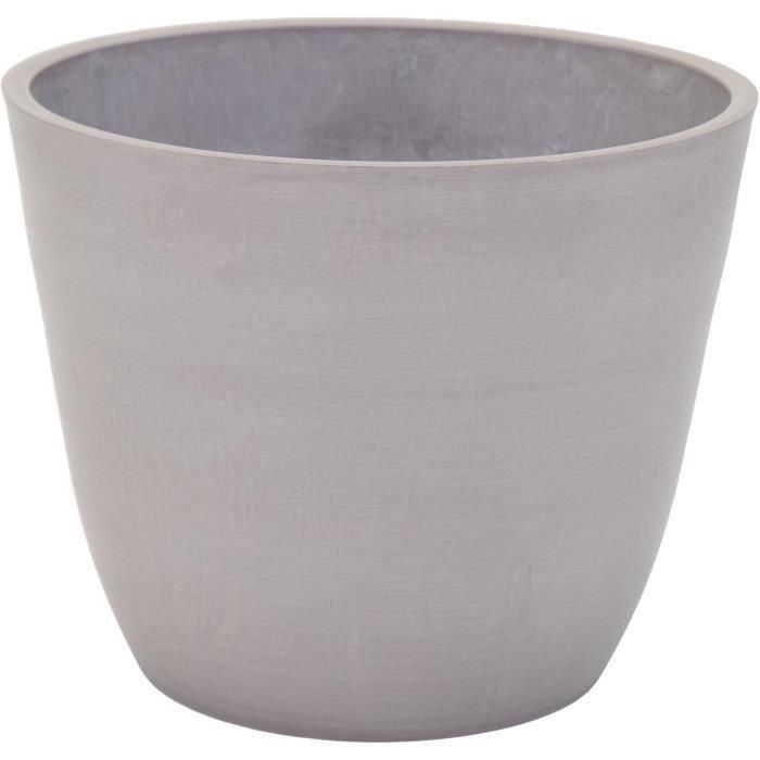 Maceta - MEGA COLECCIONES - Ecostone Egg - Ø 53 cm - H 40 cm - Taupe Maceta - MEGA COLECCIONES - Ecostone Egg - Ø 53 cm - H 40 cm - Taupe