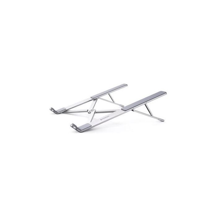 Ugreen UG-40289 Soporte Plegable para Portátil de Aluminio y Silicona, Ajustable en Altura, hasta 17.3 Pulgadas, Plata