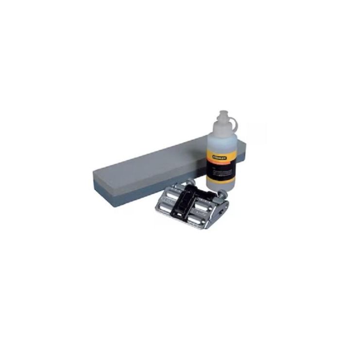 Stanley 0-16-050 Kit de Afilado Profesional para Hierros y Formones con Piedra de Alta Calidad para Carpintería y Cortes Precisos Stanley 0-16-050 Kit de Afilado Profesional para Hierros y Formones con Piedra de Alta Calidad para Carpintería y Cortes Precisos