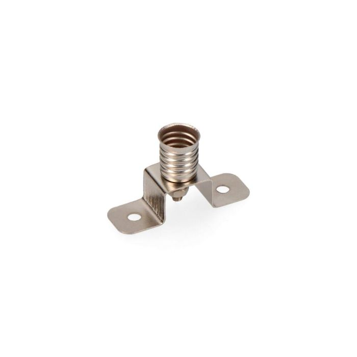 Edm Portalámparas mignonette E10 metálico cromado para manualidades en chapa 0 Edm Portalámparas mignonette E10 metálico cromado para manualidades en chapa 0