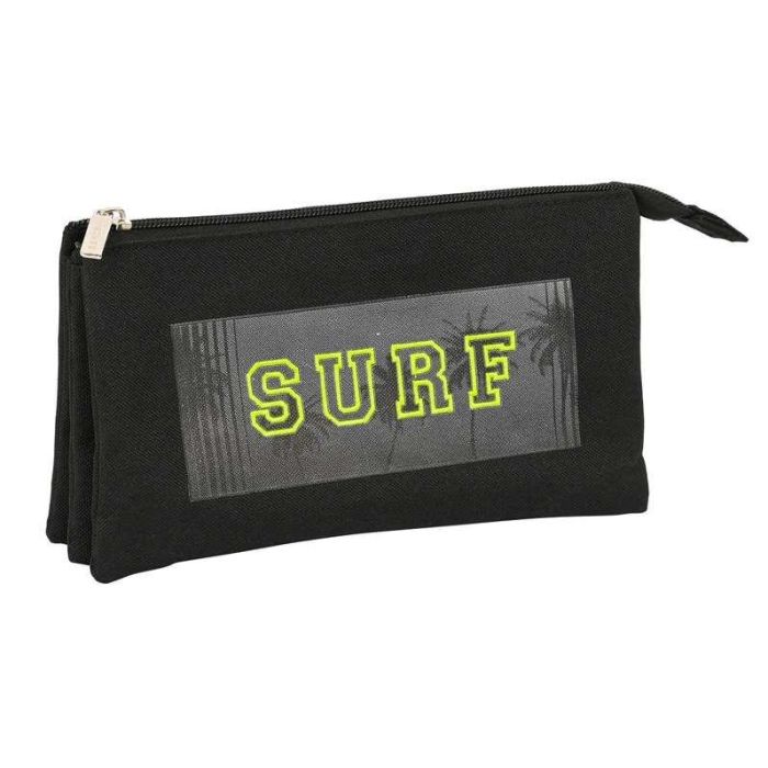 Portatodo Triple Safta Surf Negro (22 x 12 x 3 cm) 0 Portatodo Triple Safta Surf Negro (22 x 12 x 3 cm) 0