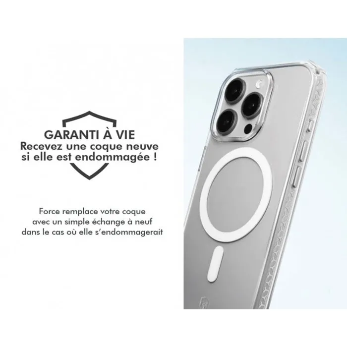 Force Case Funda Air Xtrem MagSafe para iPhone 17 Reciclada con Efecto Brillantina - AABNU05564